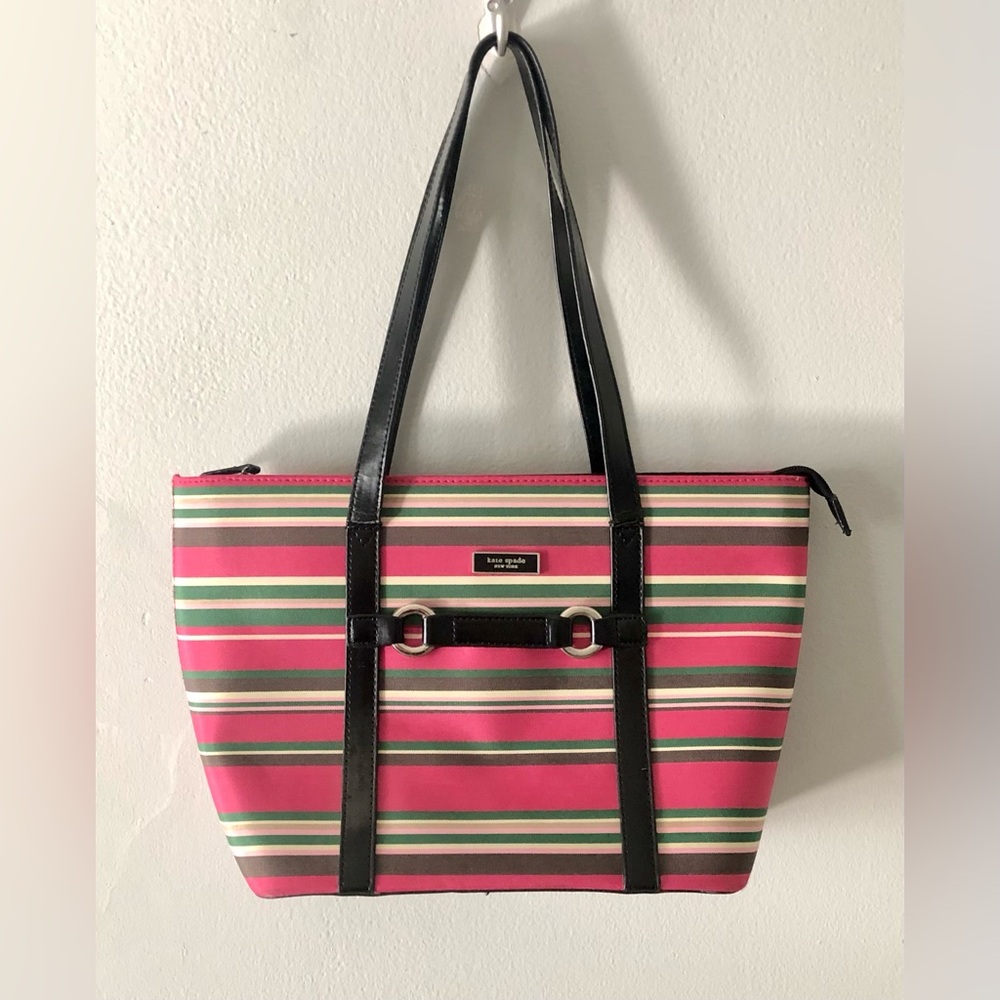 Multicolor Striped Tote